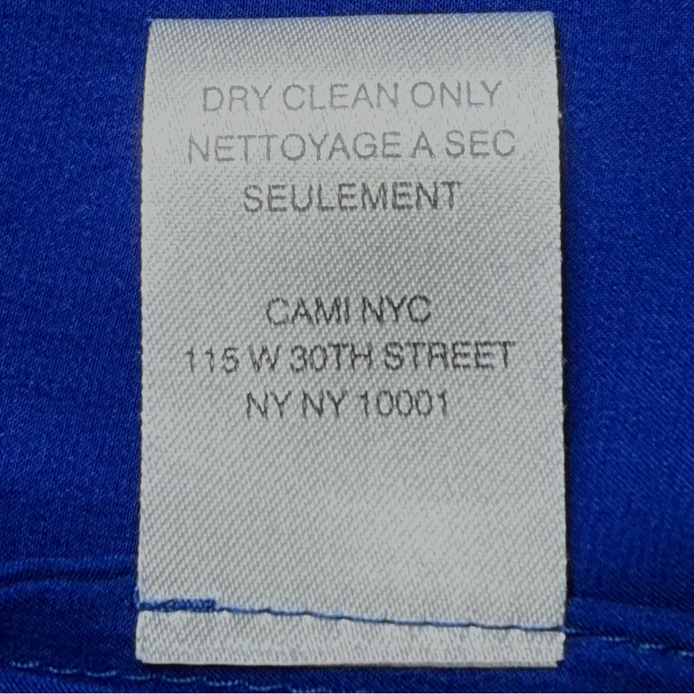 CAMI NYC Racer Charmeuse Camisole in Azure - Picture 8 of 8